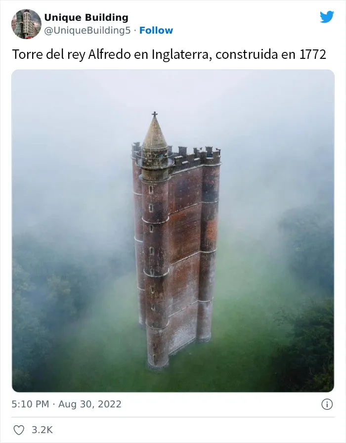 20 Edificios muy singulares y creativos de alrededor del mundo, compartidos en esta cuenta de Twitter