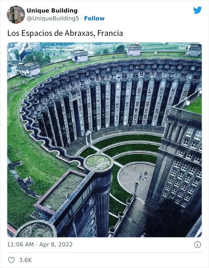 20 Edificios muy singulares y creativos de alrededor del mundo, compartidos en esta cuenta de Twitter