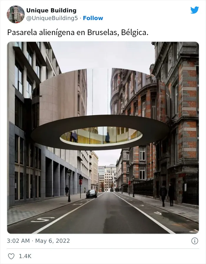 20 Edificios muy singulares y creativos de alrededor del mundo, compartidos en esta cuenta de Twitter