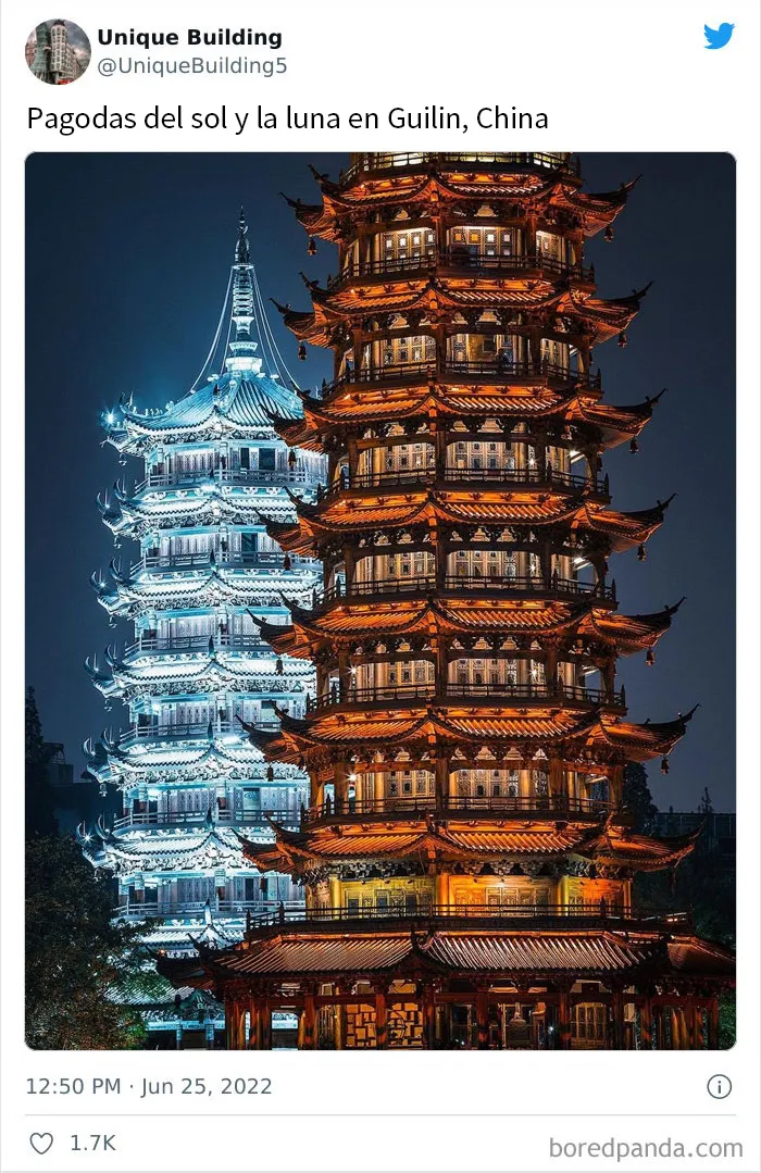20 Edificios muy singulares y creativos de alrededor del mundo, compartidos en esta cuenta de Twitter