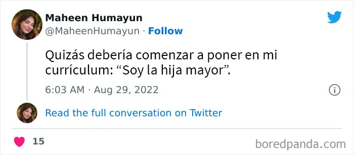 20 Tuits con los que todas las hijas mayores se identificarán