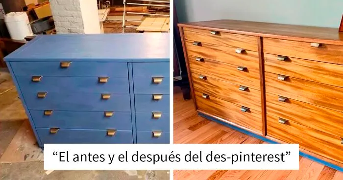 40 Muebles arruinados que fueron restaurados a su "gloria original"