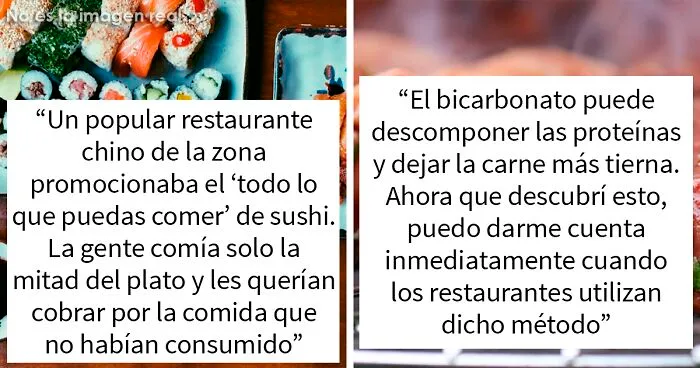 20 Empleados de hostelería revelan turbios secretos de la industria para gastar menos