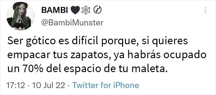 20 Memes y publicaciones que resumen cómo son los góticos