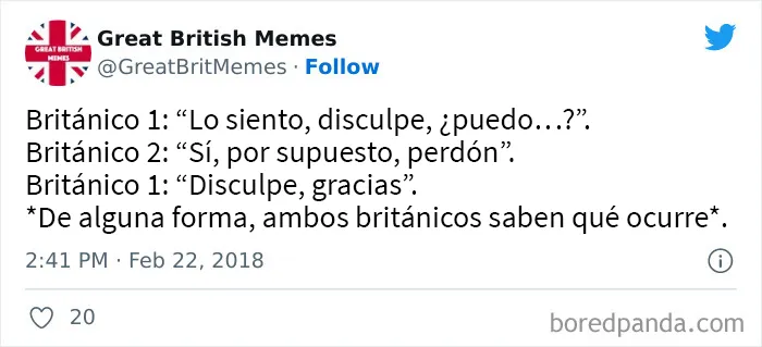20 Memes y publicaciones sobre Gran Bretaña que describen perfectamente a sus habitantes