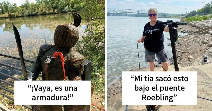 30 Objetos encontrados bajo el agua gracias a la pesca magnética