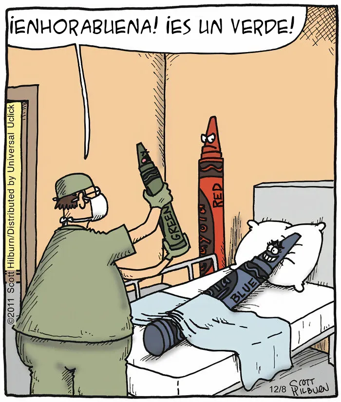 10 Nuevos cómics de una sola viñeta llenos de situaciones absurdas y humor, por Scott Hilburn