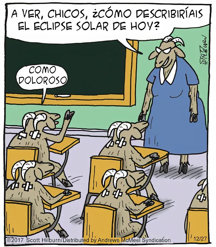 10 Nuevos cómics de una sola viñeta llenos de situaciones absurdas y humor, por Scott Hilburn
