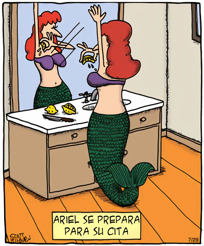 10 Nuevos cómics de una sola viñeta llenos de situaciones absurdas y humor, por Scott Hilburn
