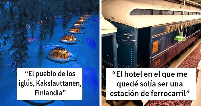 35 Hoteles únicos, interesantes y poco convencionales de distintas partes del mundo