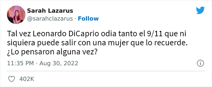 Leonardo DiCaprio rompe con su novia tras cumplir 25 años y aquí tienes 20 de las mejores reacciones en Twitter