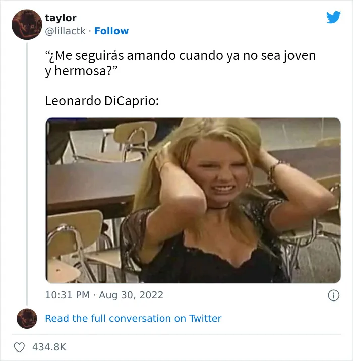 Leonardo DiCaprio rompe con su novia tras cumplir 25 años y aquí tienes 20 de las mejores reacciones en Twitter