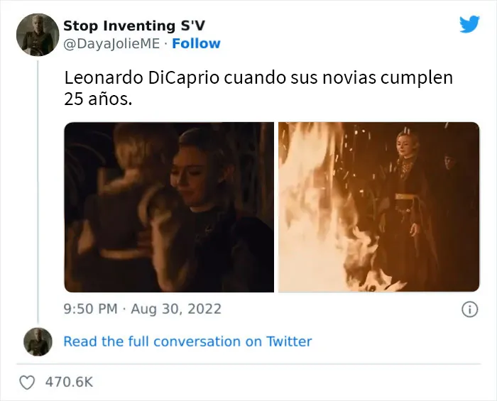 Leonardo DiCaprio rompe con su novia tras cumplir 25 años y aquí tienes 20 de las mejores reacciones en Twitter