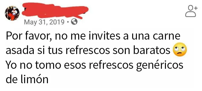 ¿O tal vez podrías traer el refresco que te gusta?