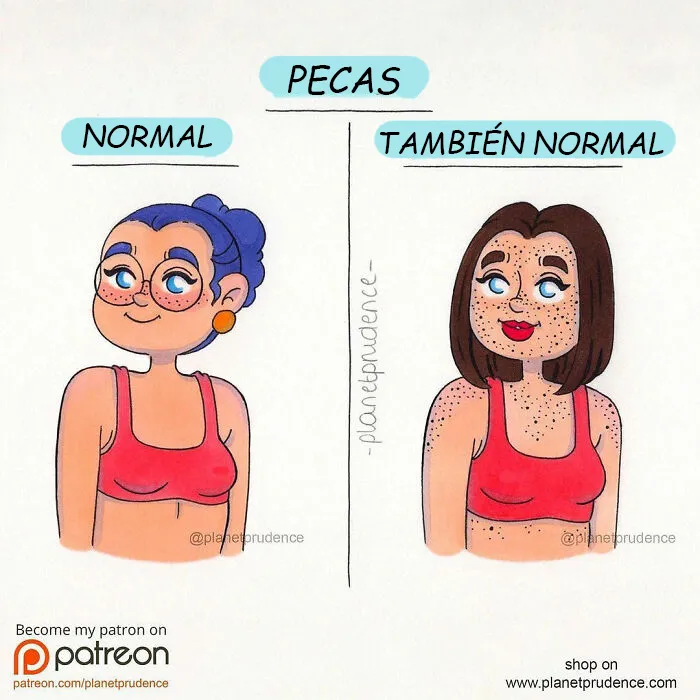 10 Nuevos cómics de esta artista que anima a las mujeres a aceptarse y cuidar de sí mismas