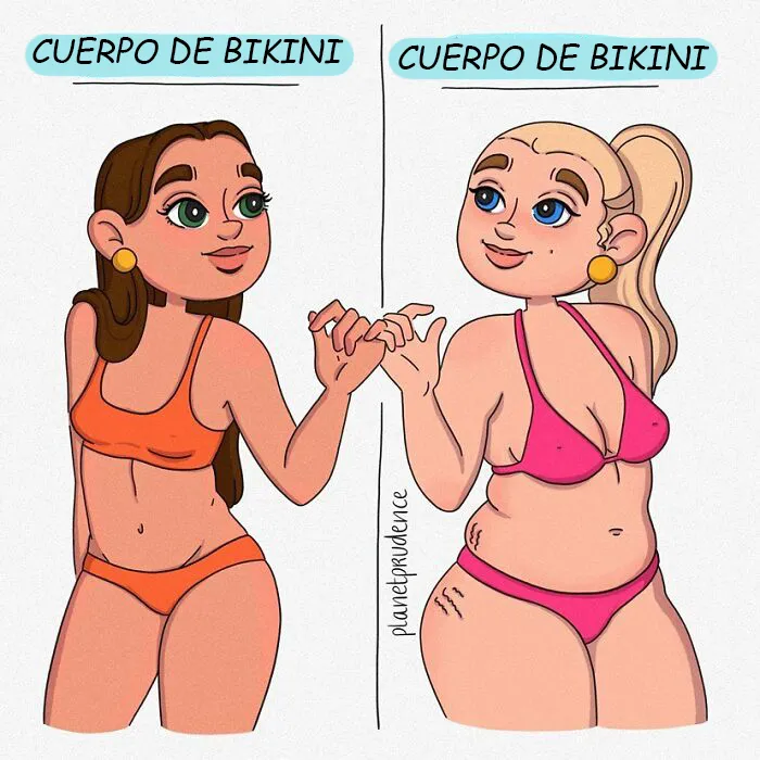 10 Nuevos cómics de esta artista que anima a las mujeres a aceptarse y cuidar de sí mismas