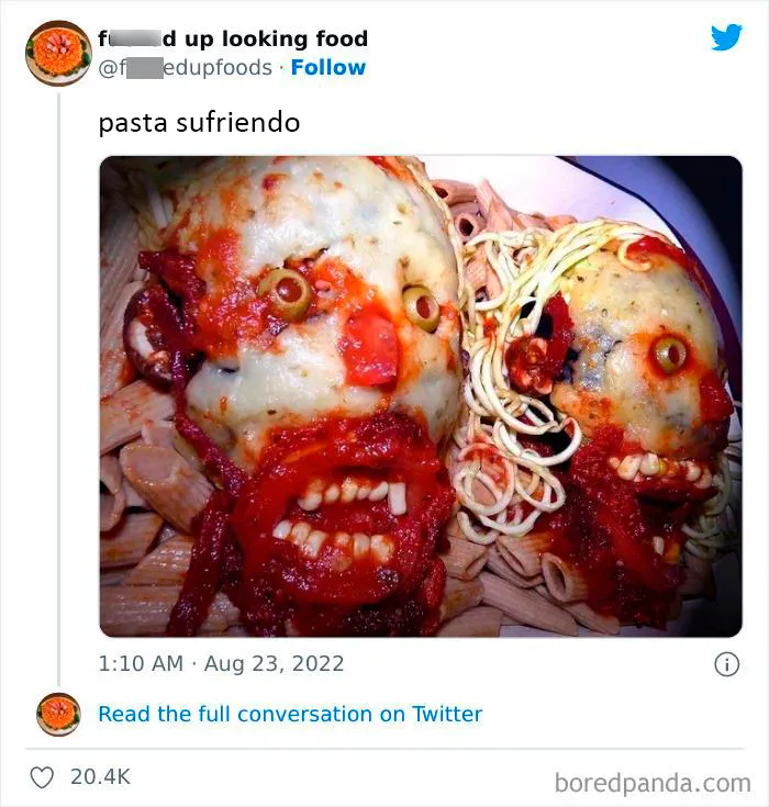 20 Horribles platos que son crímenes culinarios, compartidos en esta cuenta de twitter