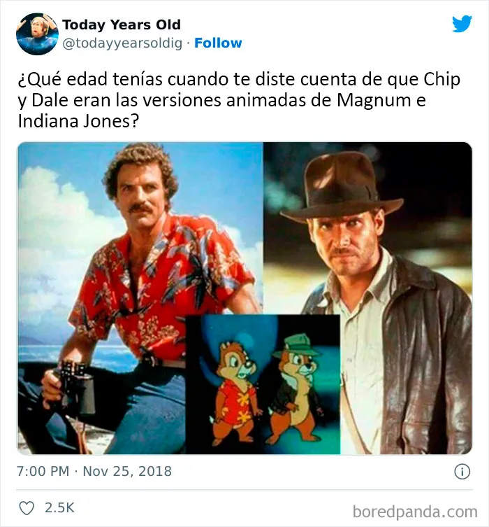 20 Datos muy interesantes compartidos por el proyecto de redes sociales "Today Years Old"