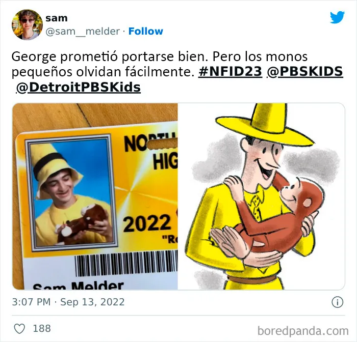Este instituto permite que los estudiantes de último año se disfracen en la foto de sus carnets, aquí hay 20 que triunfaron este año
