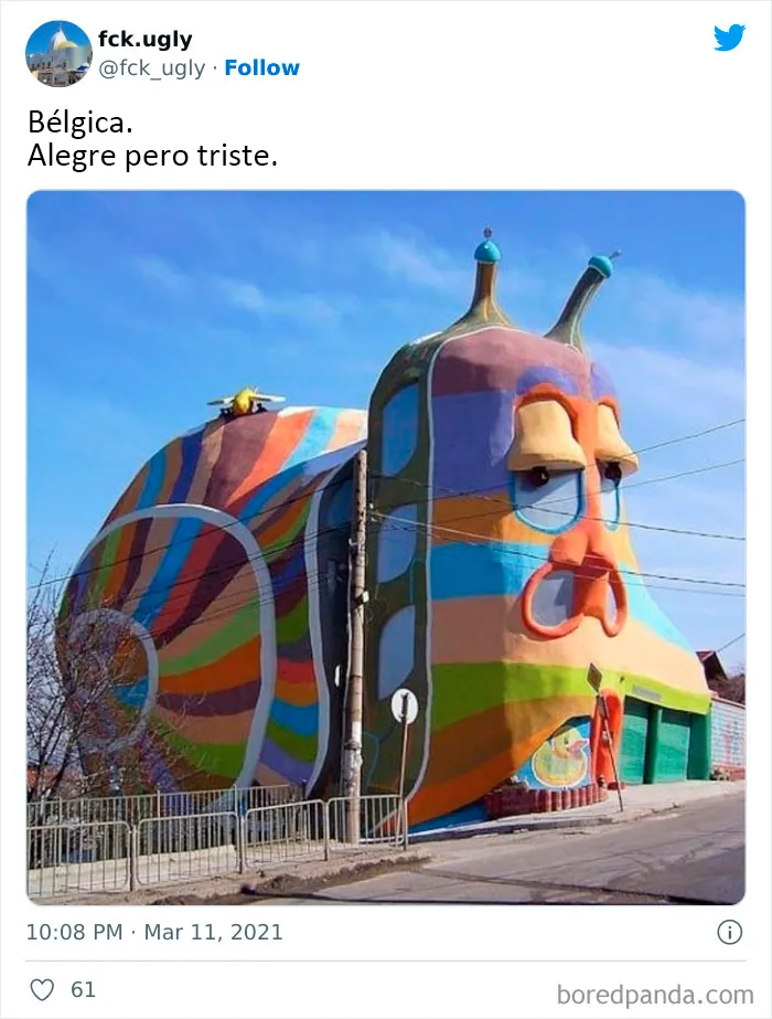 20 Arquitectos que fracasaron en su trabajo, vistos en esta cuenta de Twitter sobre edificios feos