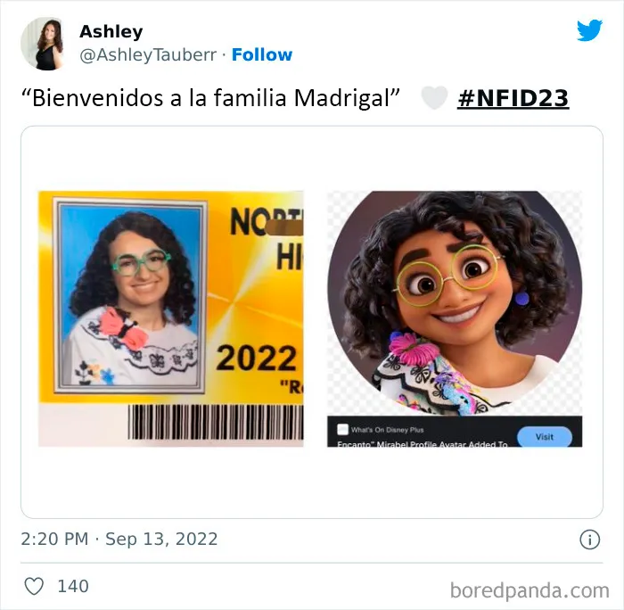 Este instituto permite que los estudiantes de último año se disfracen en la foto de sus carnets, aquí hay 20 que triunfaron este año