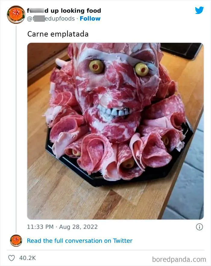 20 Horribles platos que son crímenes culinarios, compartidos en esta cuenta de twitter