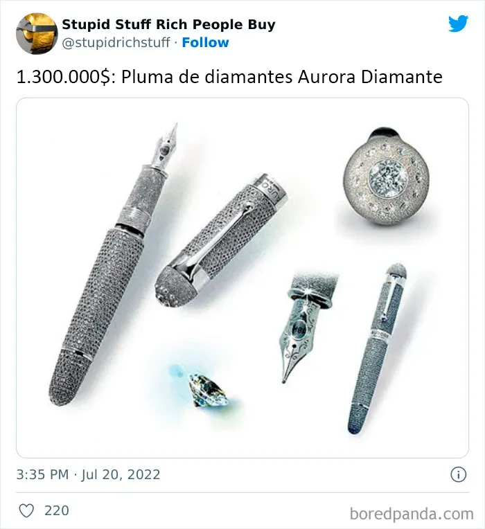 22 Artículos tan inútiles y sobrevalorados que sólo pueden describirse como "cosas estúpidas que compran los ricos"