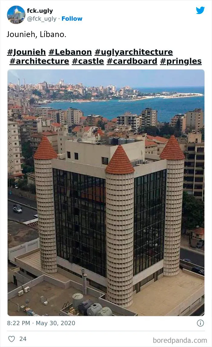 20 Arquitectos que fracasaron en su trabajo, vistos en esta cuenta de Twitter sobre edificios feos