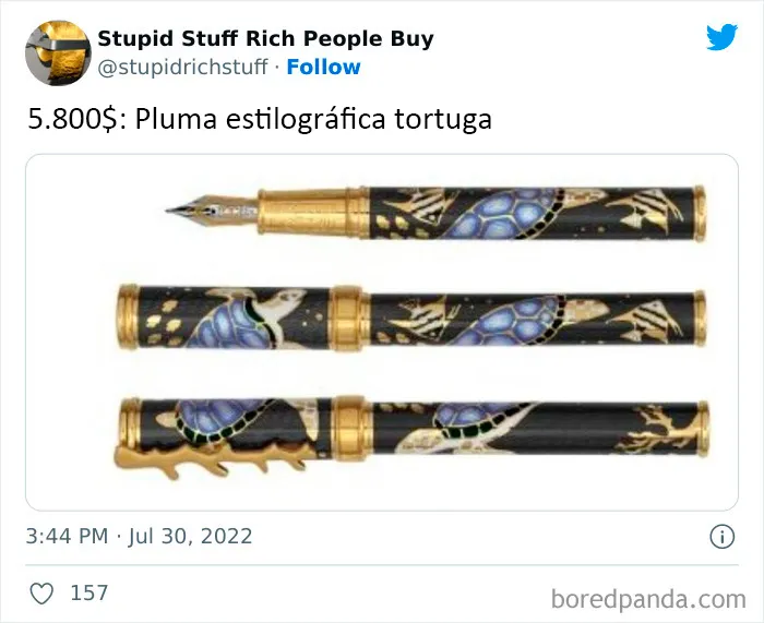 22 Artículos tan inútiles y sobrevalorados que sólo pueden describirse como "cosas estúpidas que compran los ricos"