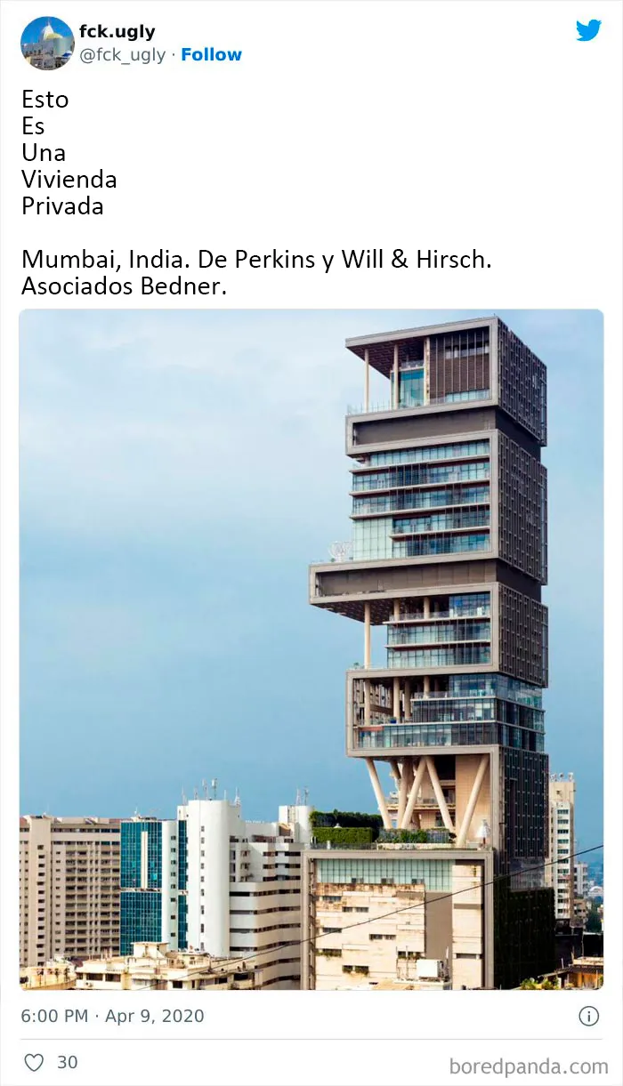 20 Arquitectos que fracasaron en su trabajo, vistos en esta cuenta de Twitter sobre edificios feos