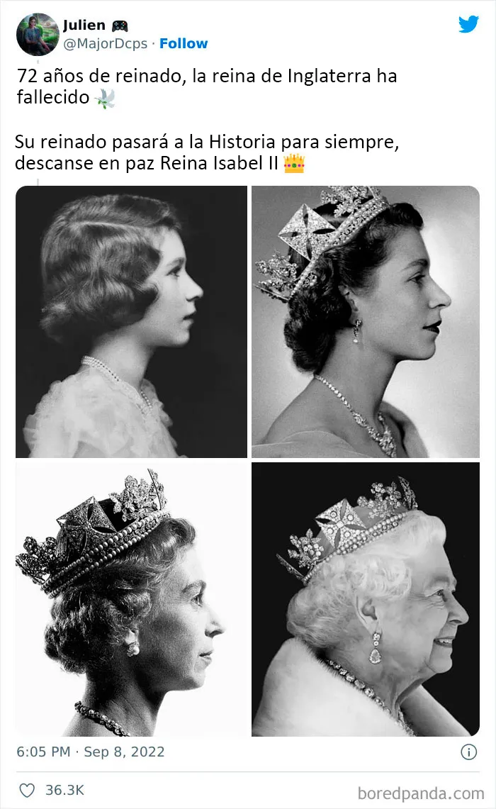 El mundo reacciona ante fallecimiento de la reina Isabel II