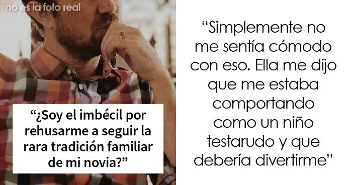Este novio rechaza la "rara tradición familiar" de la novia de pasar la noche con su madre, y se desata el drama