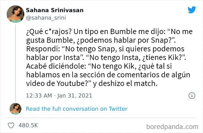 Deshizo el match