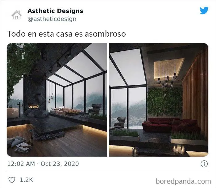 Esta cuenta de Twitter muestra los mejores ejemplos de diseño de hogares (25 fotos)