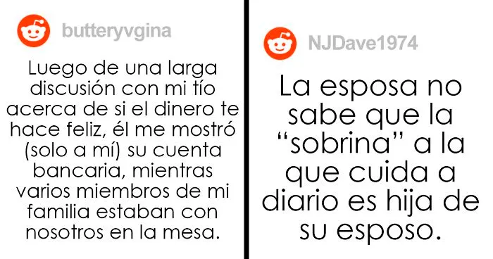 20 Personas confiesan secretos que destruirían vidas si salieran a la luz