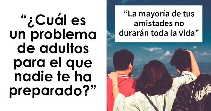 30 Problemas de adultos para los que nadie nos preparó