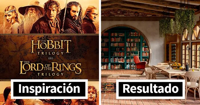 Contratamos a un increíble diseñador de interiores para que transformara nuestras películas favoritas en conceptos para salas de estar