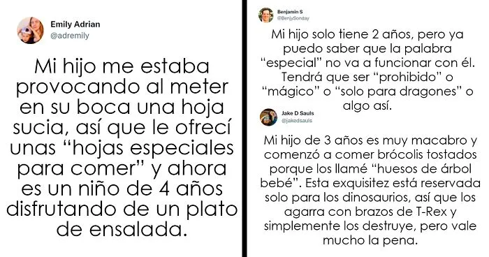 20 Maneras ingeniosas en las que los padres engañaron a sus hijos para que comieran alimentos saludables