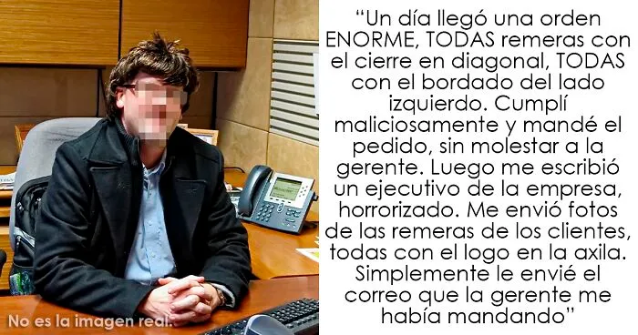 Esta bordadora "molestó" a la gerente con emails de control de calidad, y terminó costando 10000$ a la empresa