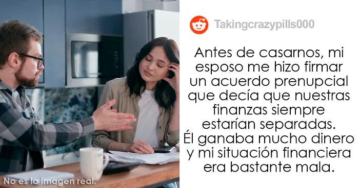 Esta mujer se ríe en la cara de su esposo cuando él se arrepintió de haberla forzado a firmar un acuerdo prenupcial 6 años atrás, ya que ahora ella gana el triple que él