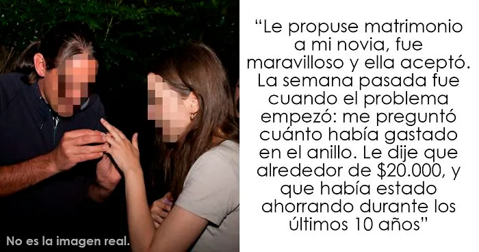 “¿Soy idiota por comprarle a mi prometida un diamante fabricado en un laboratorio y negarme a cambiarlo por una piedra natural?”