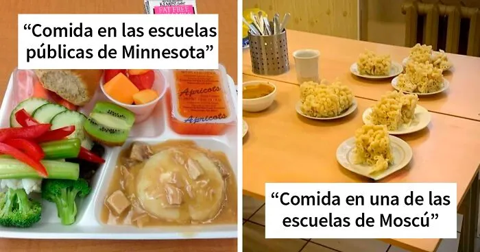 30 Fotos de almuerzos escolares de alrededor del mundo que no podrían ser más diferentes