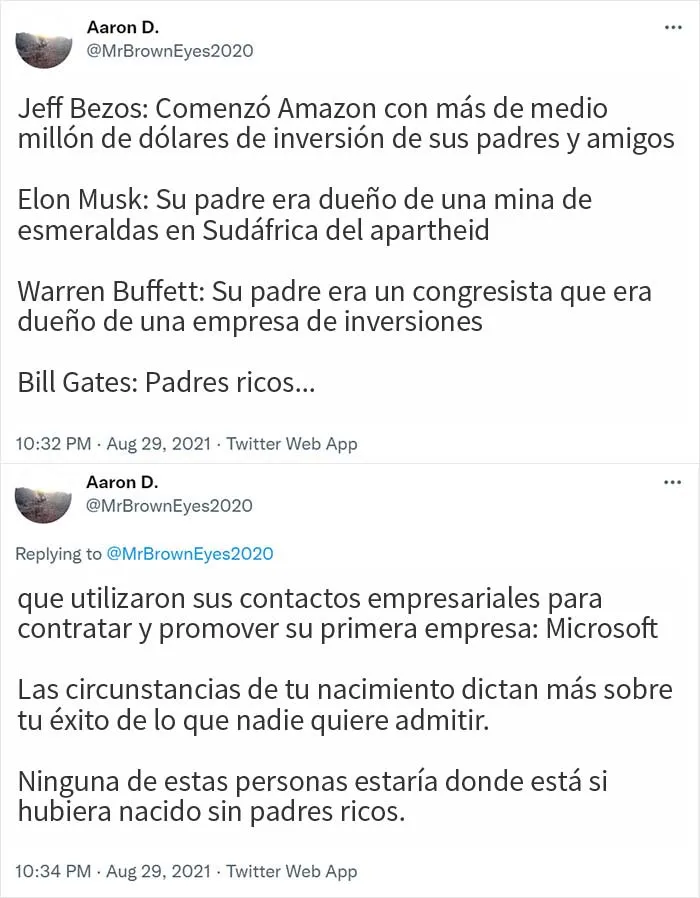 20 Formas ingeniosas de burlarse de esos millonarios "hechos a sí mismos" en internet