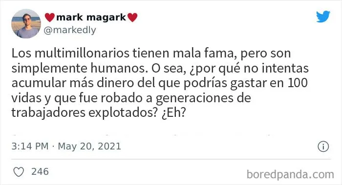 20 Formas ingeniosas de burlarse de esos millonarios "hechos a sí mismos" en internet