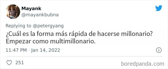 20 Formas ingeniosas de burlarse de esos millonarios "hechos a sí mismos" en internet
