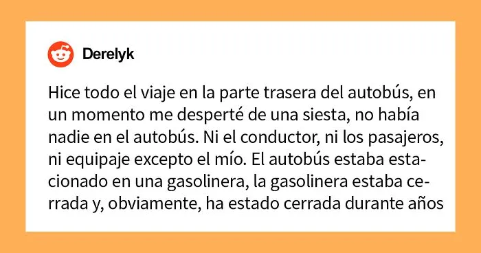 La gente comparte sus historias de terror en el transporte público, y aquí hay 16 de las más espeluznantes