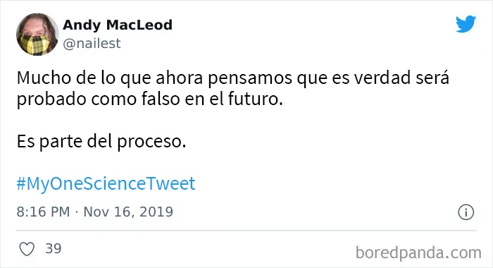20 Científicos comparten "un dato científico" que desearían que todo el mundo supiera