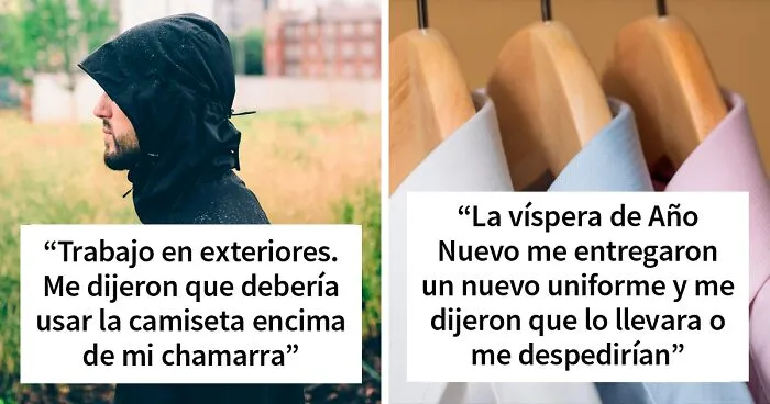 20 Empleados comparten los ridículos códigos de vestimenta en el trabajo que tuvieron que cumplir