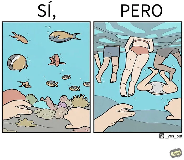 "Sí, pero": Este artista dibuja cómics sarcásticos para mostrar lo contradictorio de la sociedad (10 imágenes nuevas)