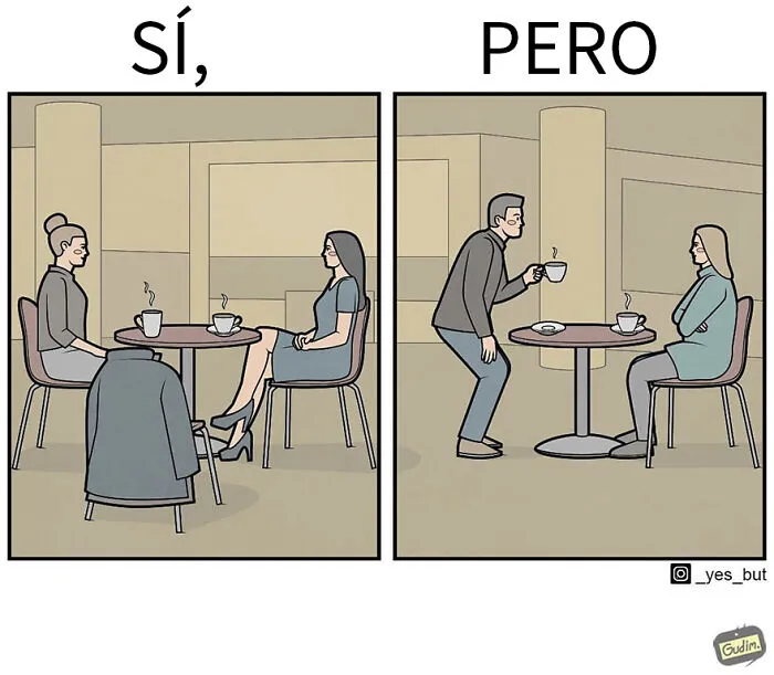 "Sí, pero": Este artista dibuja cómics sarcásticos para mostrar lo contradictorio de la sociedad (10 imágenes nuevas)